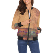 Rusty Life Bomber Jacket for Women - Lana Art Sweden