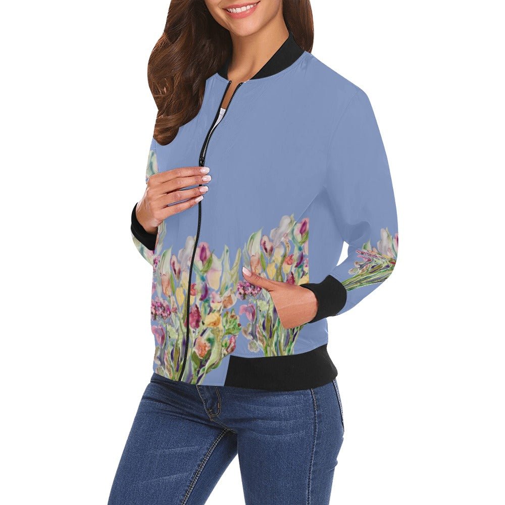 Rusty Life Bomber Jacket for Women - Lana Art Sweden