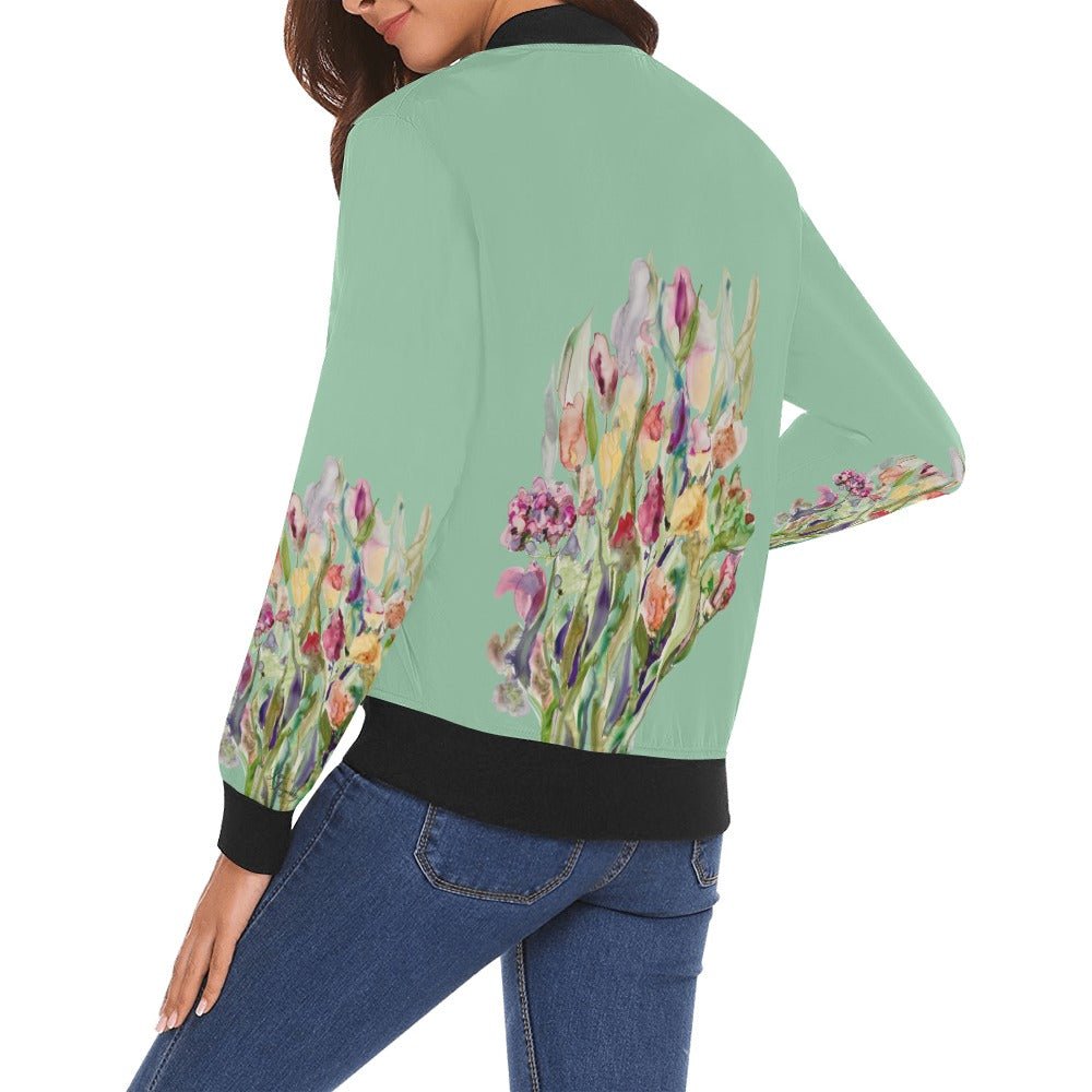 Rusty Life Bomber Jacket for Women - Lana Art Sweden