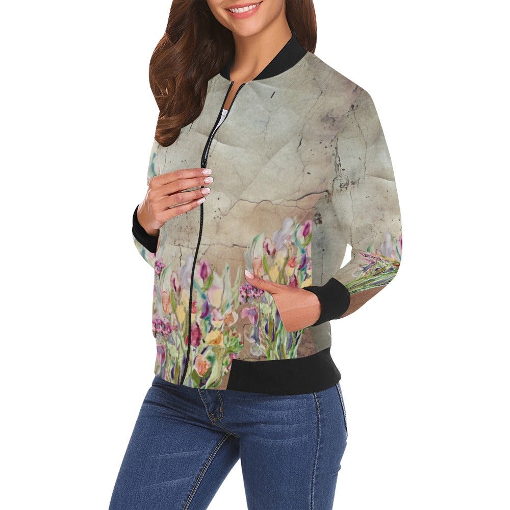 Rusty Life Bomber Jacket for Women - Lana Art Sweden