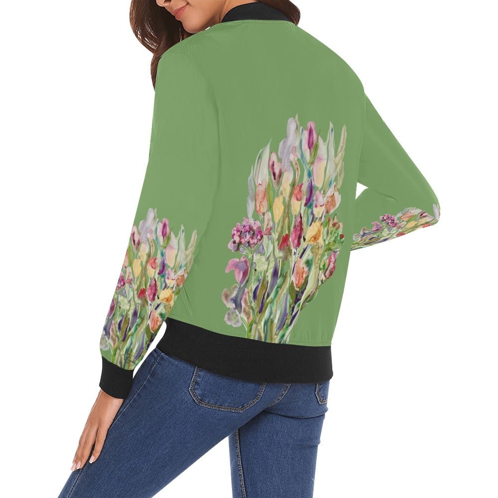 Rusty Life Bomber Jacket for Women - Lana Art Sweden