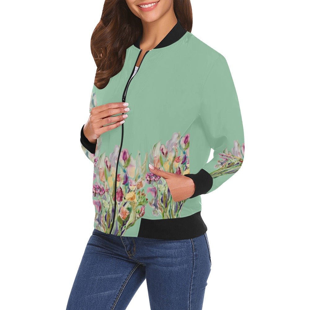 Rusty Life Bomber Jacket for Women - Lana Art Sweden