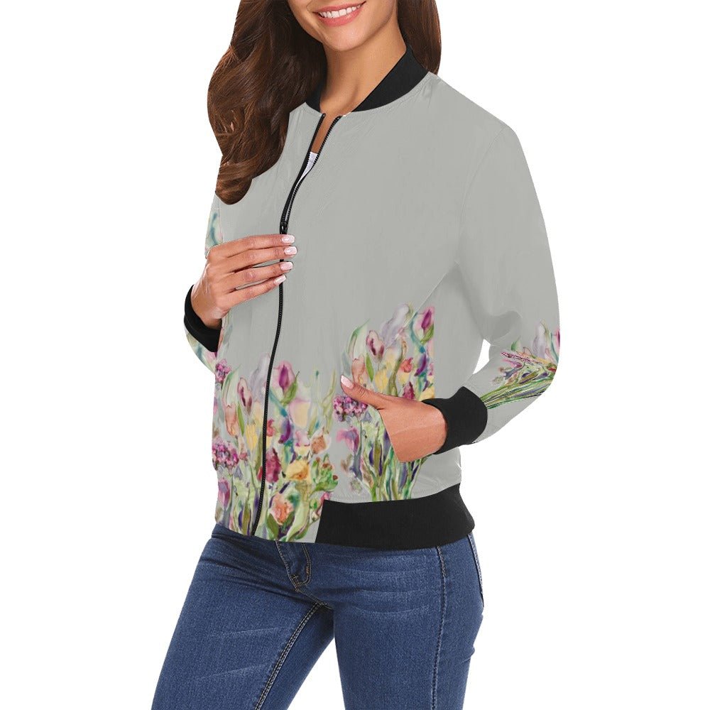 Rusty Life Bomber Jacket for Women - Lana Art Sweden