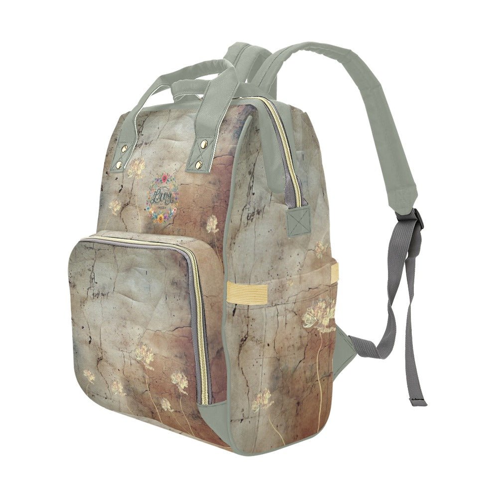 Rusty Life Tuscany Clay Multi - Function Diaper Backpack/Diaper Bag - Lana Art Sweden