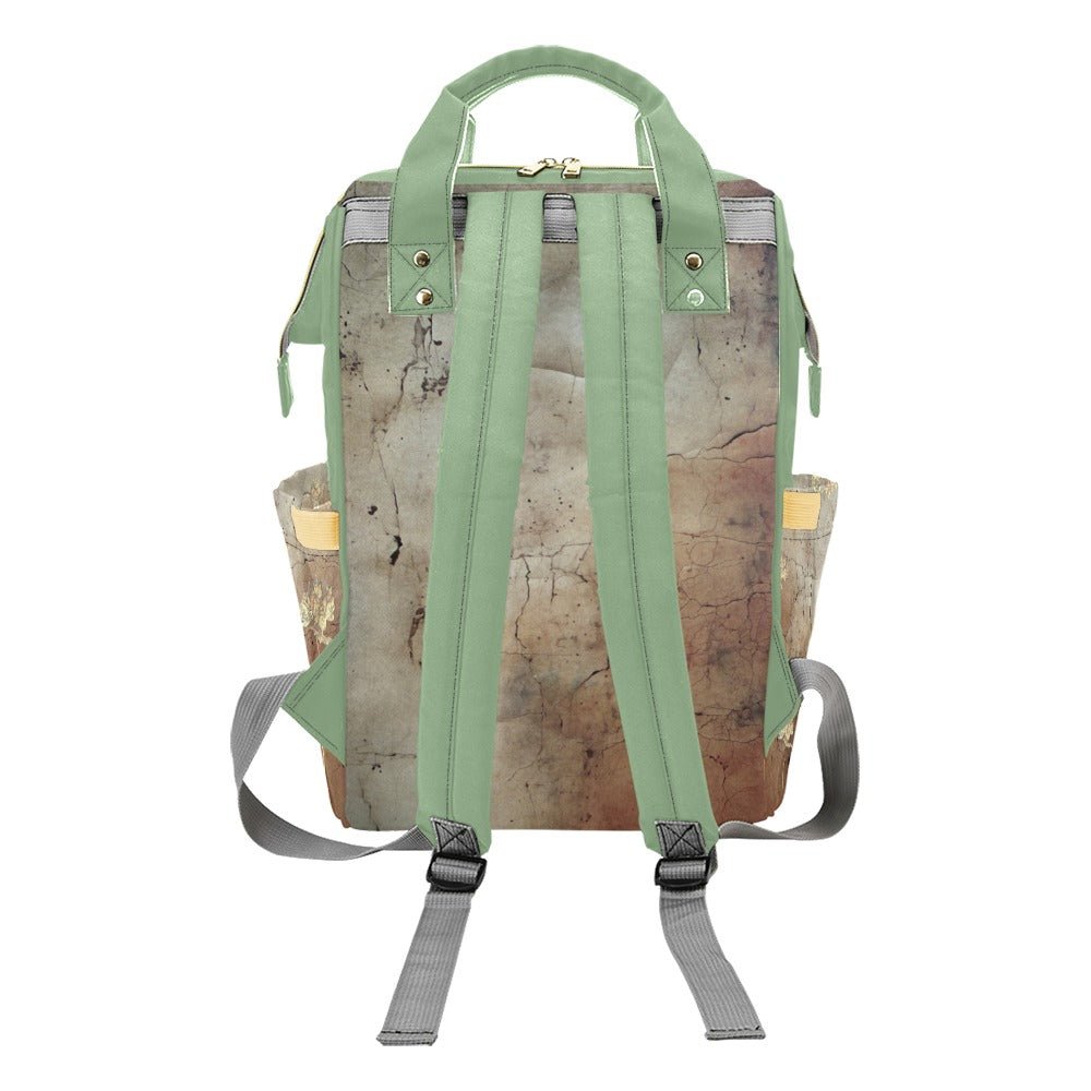 Rusty Life Tuscany Sage Multi - Function Diaper Backpack/Diaper Bag - Lana Art Sweden