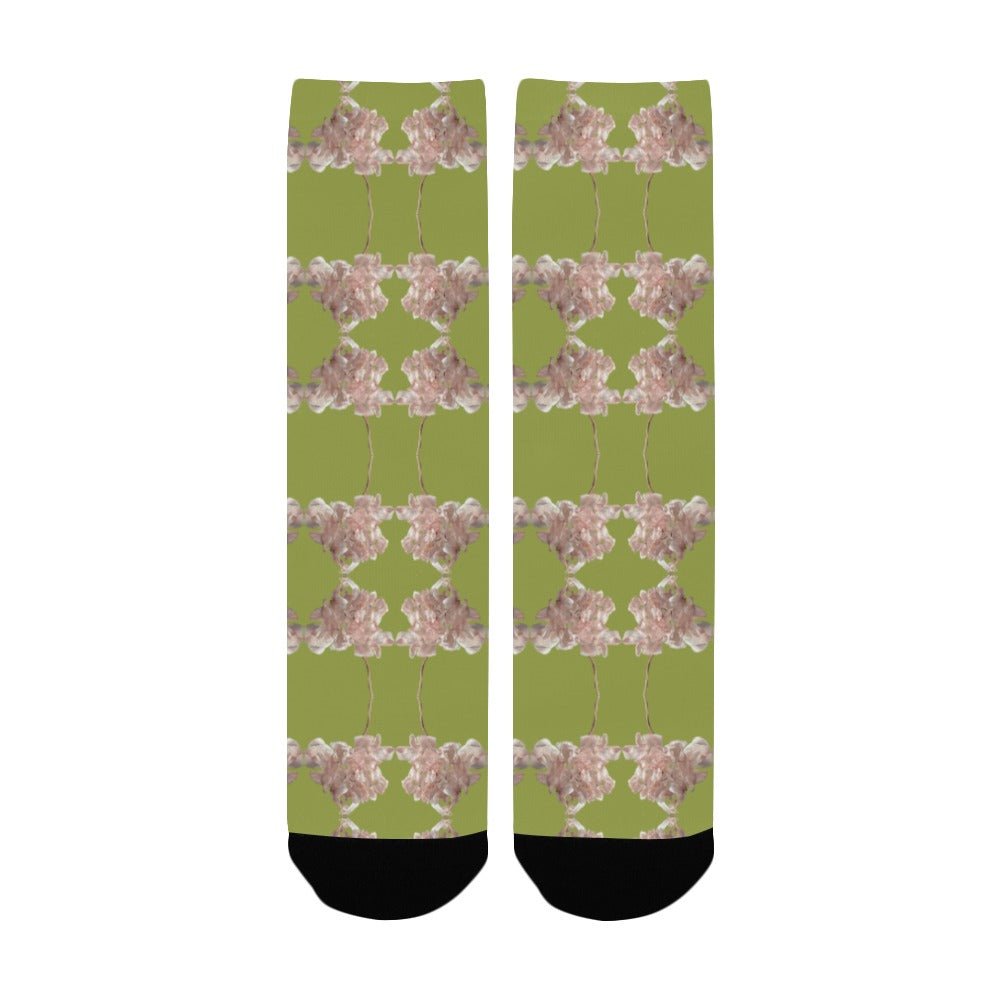 Shaggy Tulip Aquatic Awe Women's Custom Socks - Lana Art Sweden