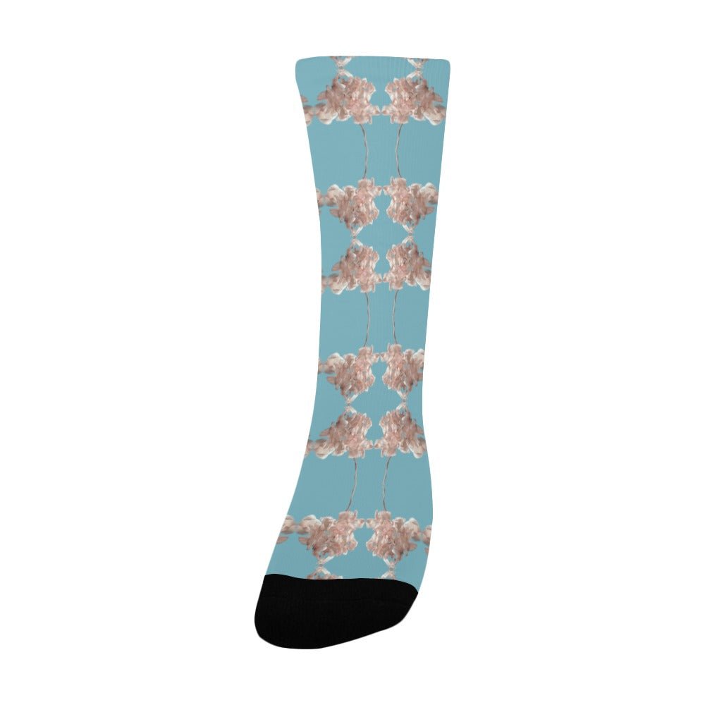 Shaggy Tulip Aquatic Awe Women's Custom Socks - Lana Art Sweden