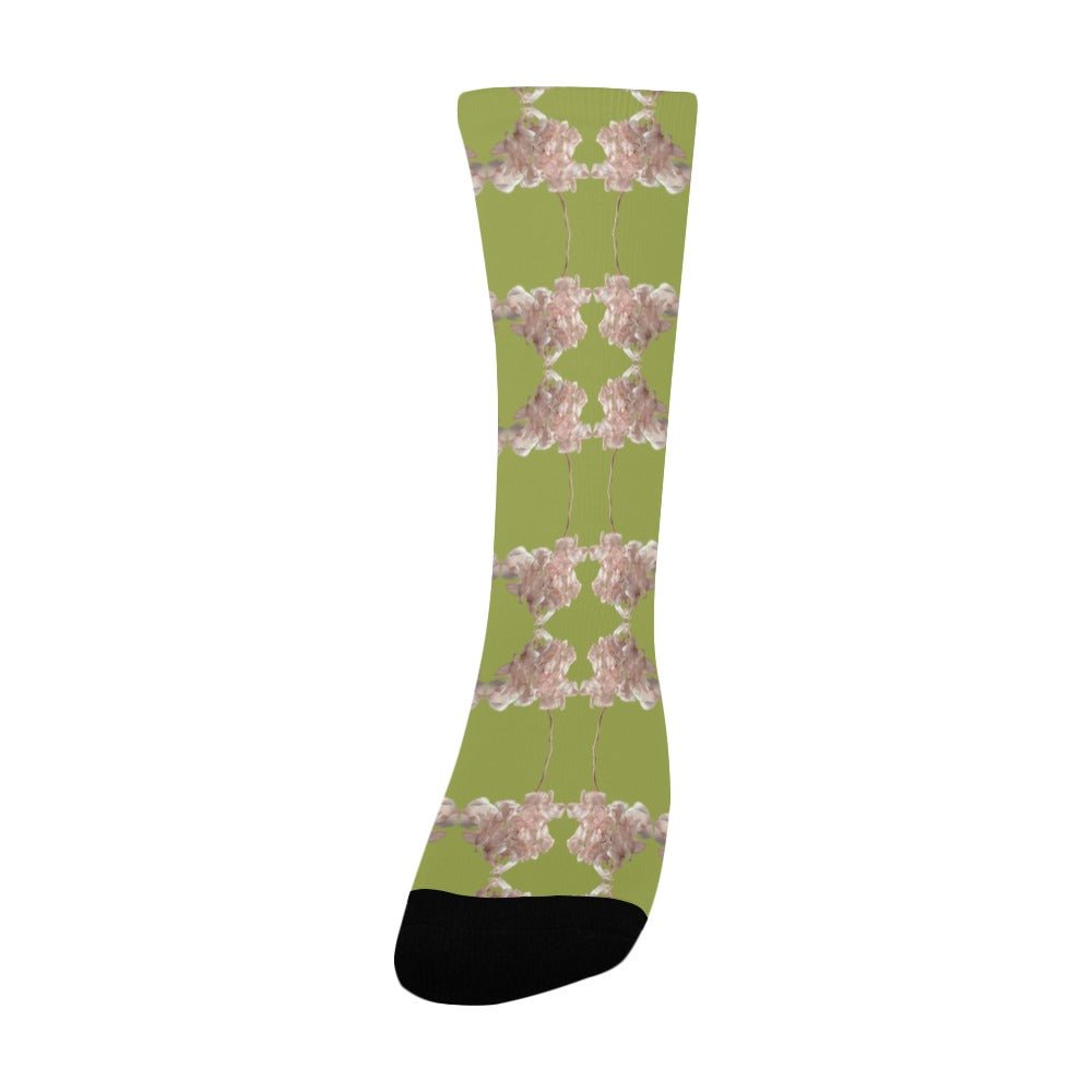 Shaggy Tulip Aquatic Awe Women's Custom Socks - Lana Art Sweden