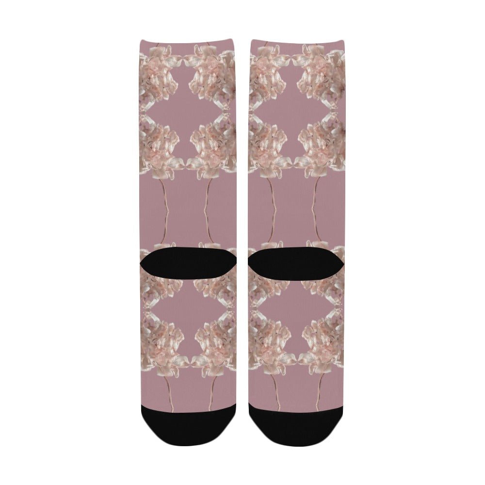 Shaggy Tulip Blush 2 Women's Custom Socks - Lana Art Sweden