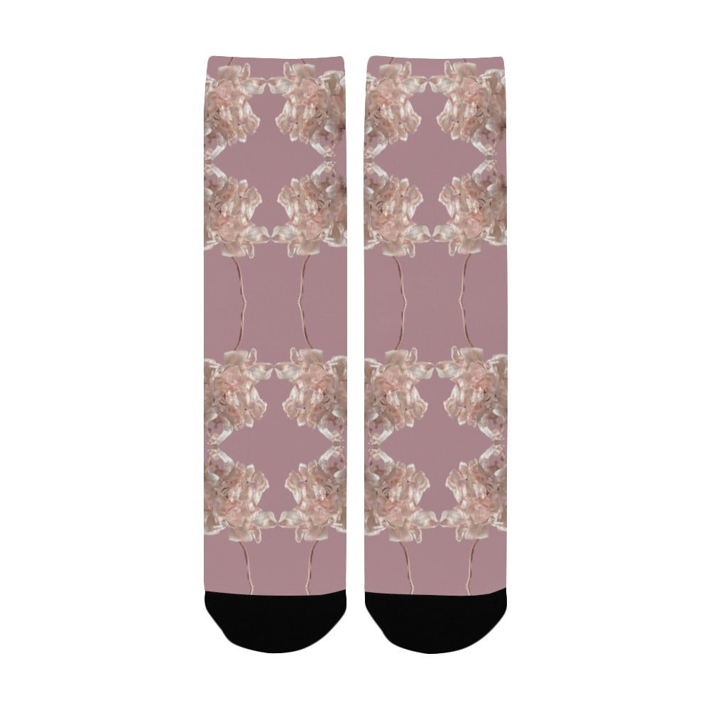 Shaggy Tulip Blush 2 Women's Custom Socks - Lana Art Sweden