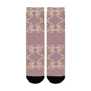 Shaggy Tulip Blush 2 Women's Custom Socks - Lana Art Sweden