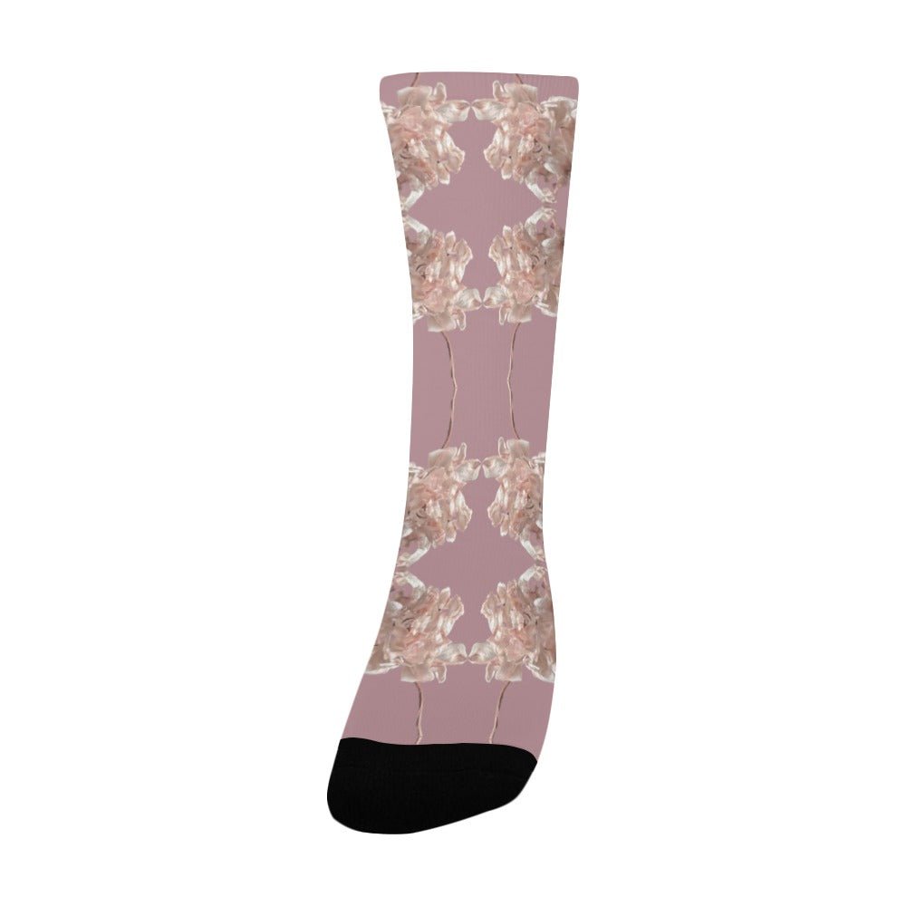 Shaggy Tulip Blush 2 Women's Custom Socks - Lana Art Sweden