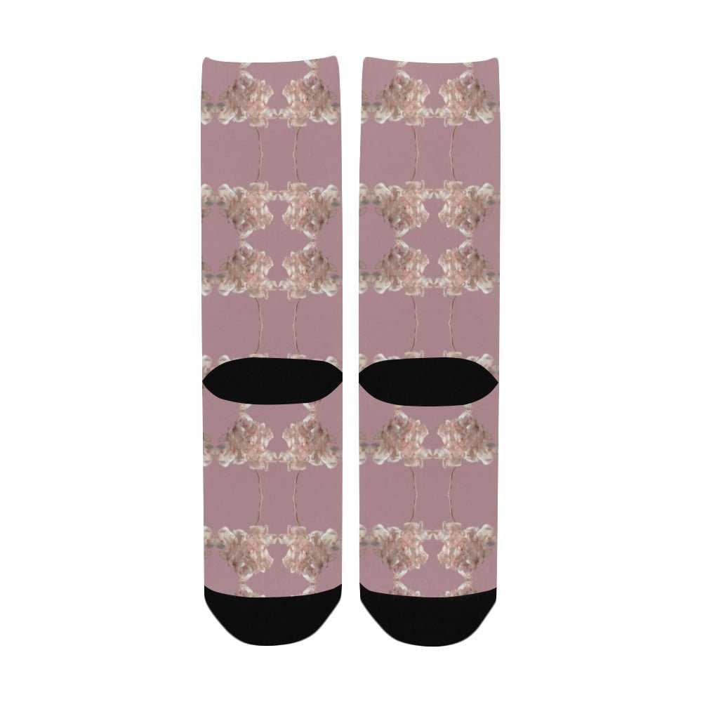 Shaggy Tulip Blush 3 Women's Custom Socks - Lana Art Sweden