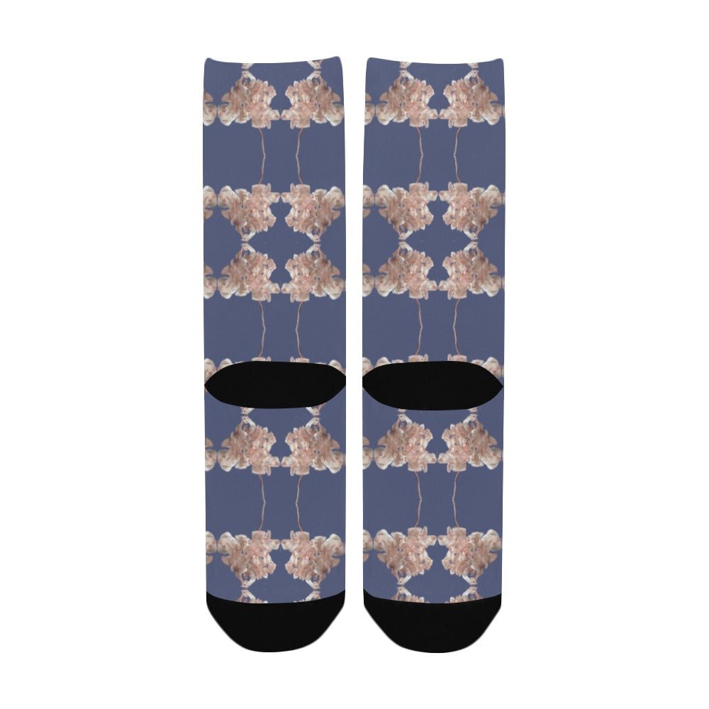 Shaggy Tulip Dusk Women's Custom Socks - Lana Art Sweden