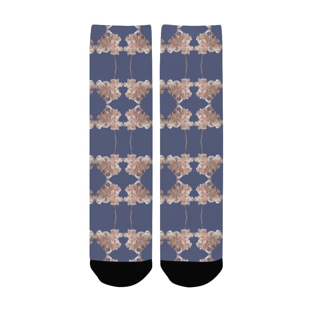 Shaggy Tulip Dusk Women's Custom Socks - Lana Art Sweden