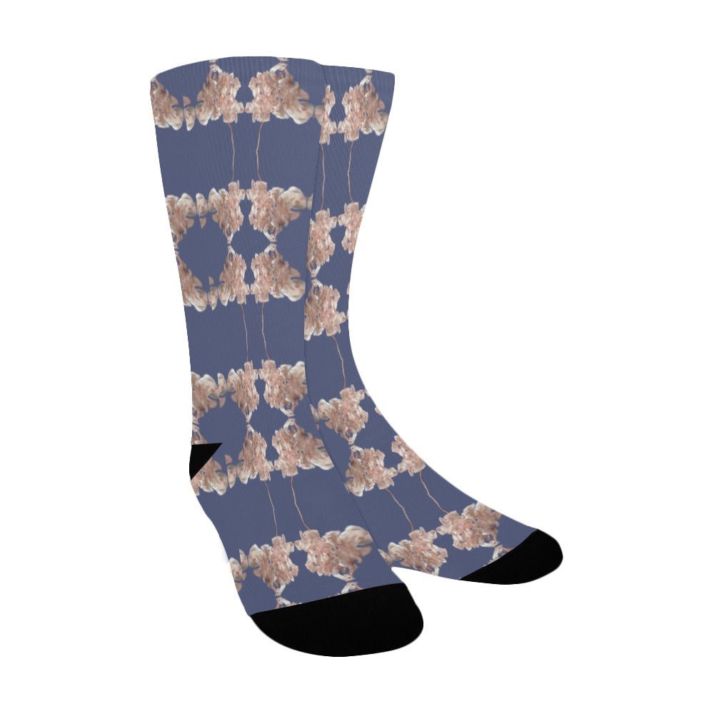 Shaggy Tulip Dusk Women's Custom Socks - Lana Art Sweden