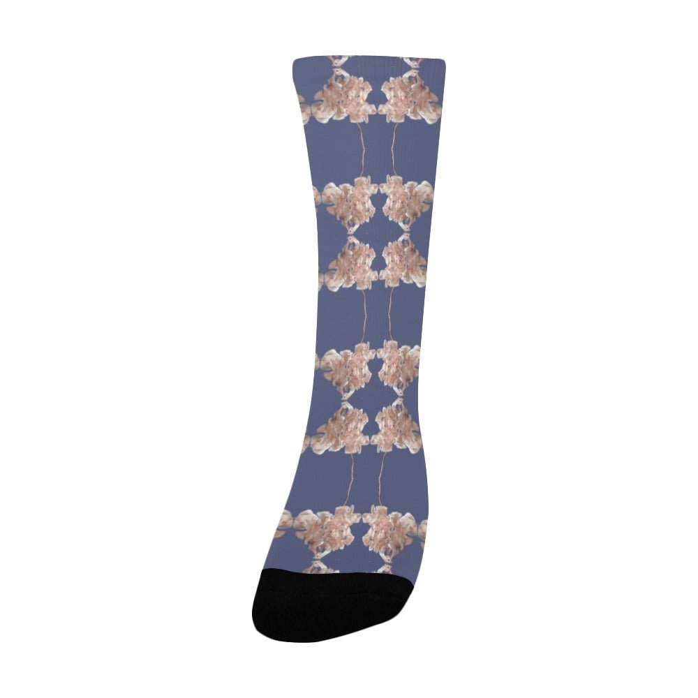 Shaggy Tulip Dusk Women's Custom Socks - Lana Art Sweden