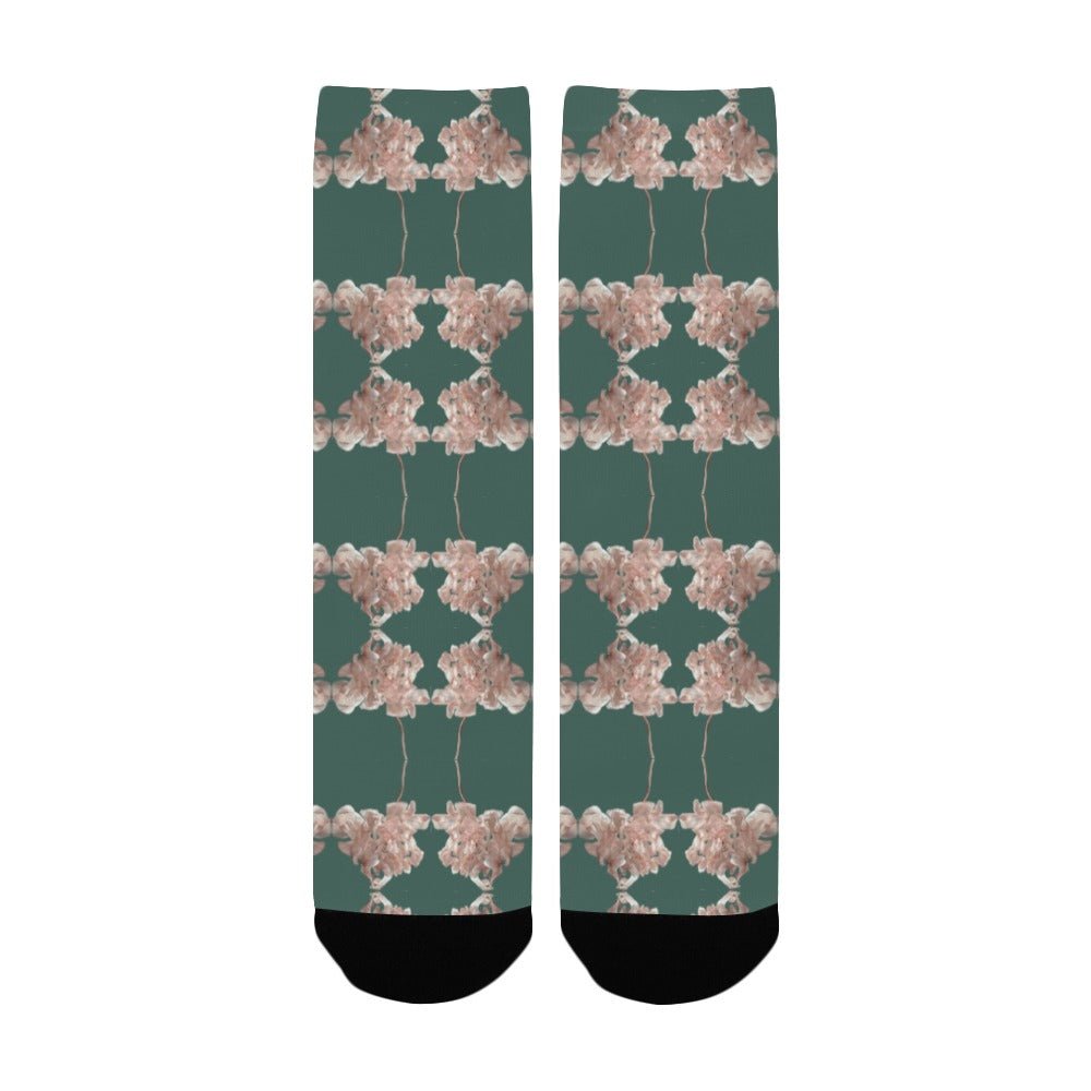 Shaggy Tulip Jade Women's Custom Socks - Lana Art Sweden