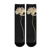 Single Tulip Drama Women's Custom Socks - Lana Art Sweden