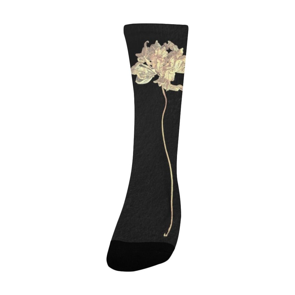 Single Tulip Drama Women's Custom Socks - Lana Art Sweden