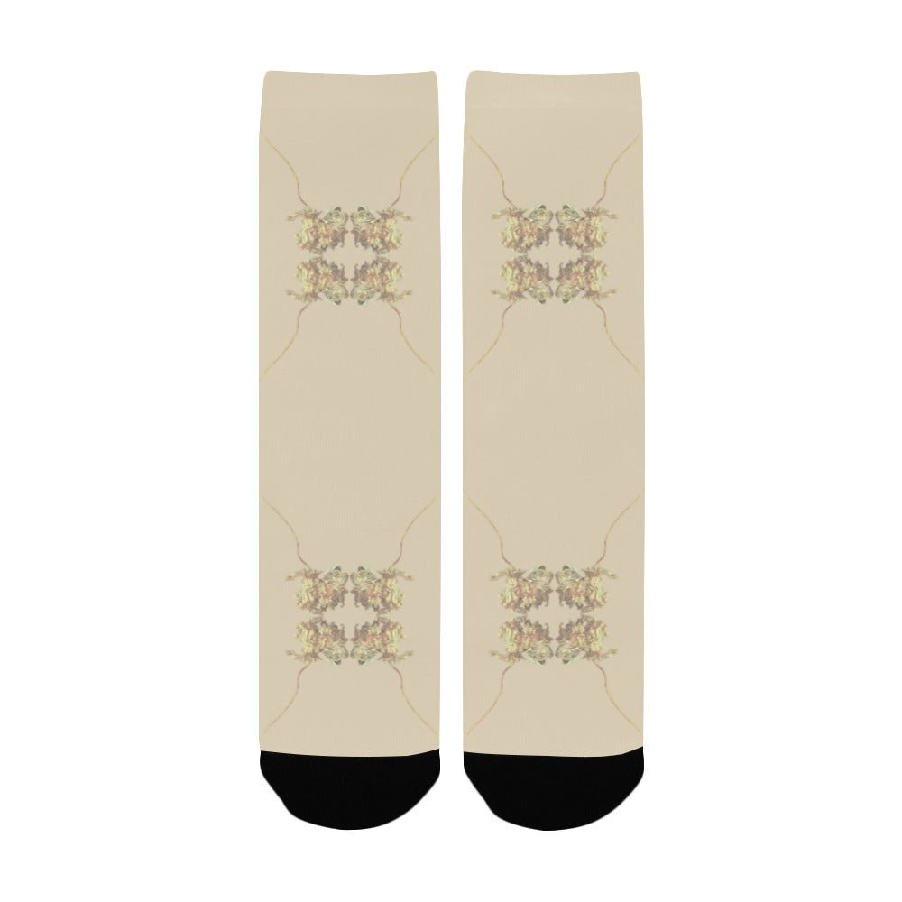 Single Tulip Women's Custom Socks - Lana Art Sweden