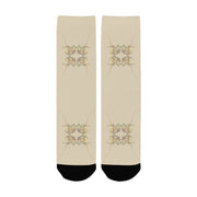 Single Tulip Women's Custom Socks - Lana Art Sweden