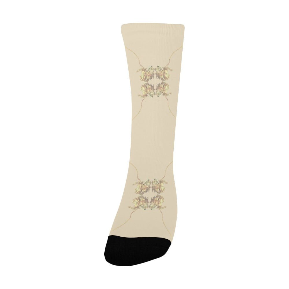 Single Tulip Women's Custom Socks - Lana Art Sweden
