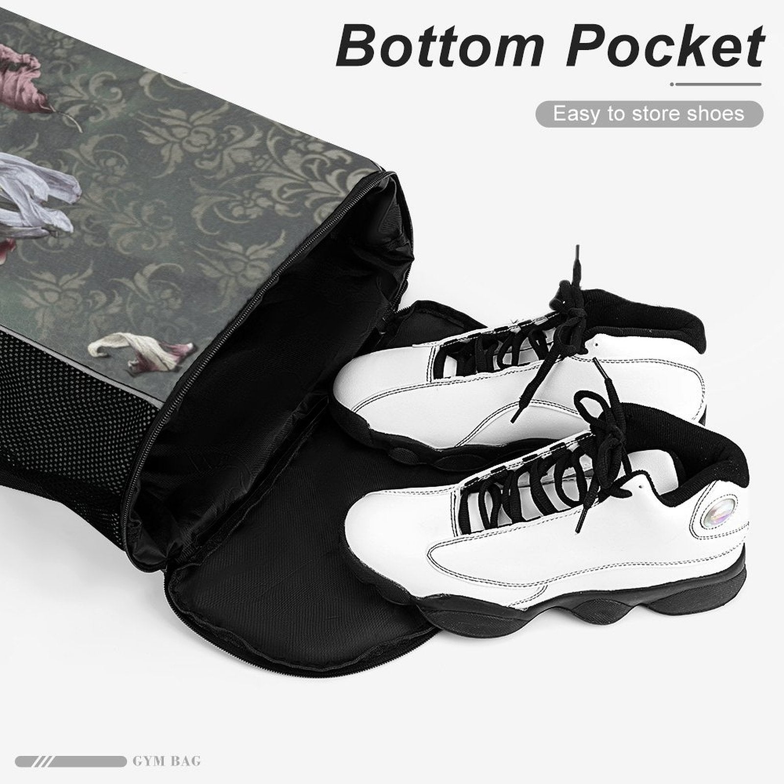 Sport Drawstring Super Light Backpack/Bag with Shoe Compartment - Lana Art Sweden