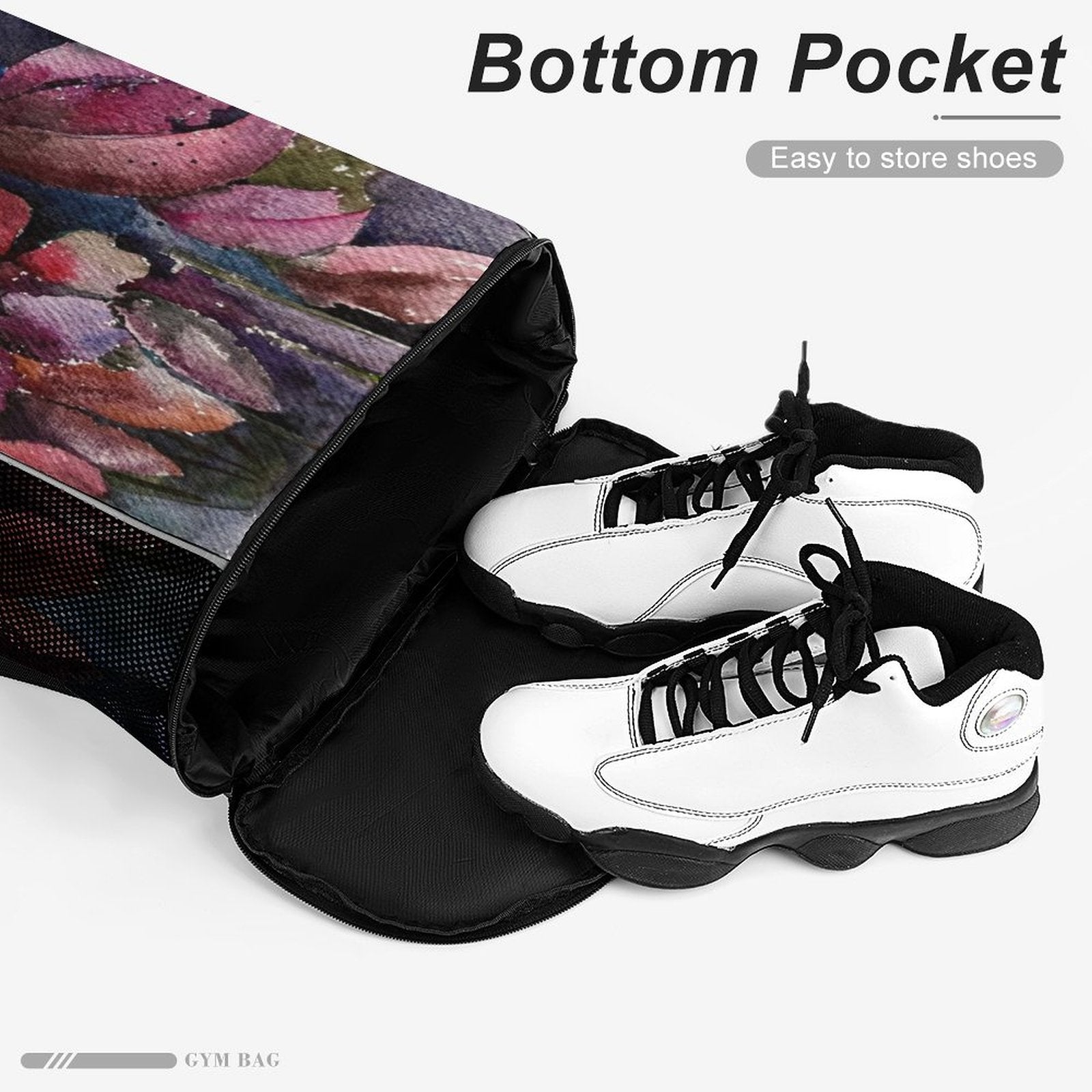 Sport Drawstring Super Light Backpack/Bag with Shoe Compartment - Lana Art Sweden