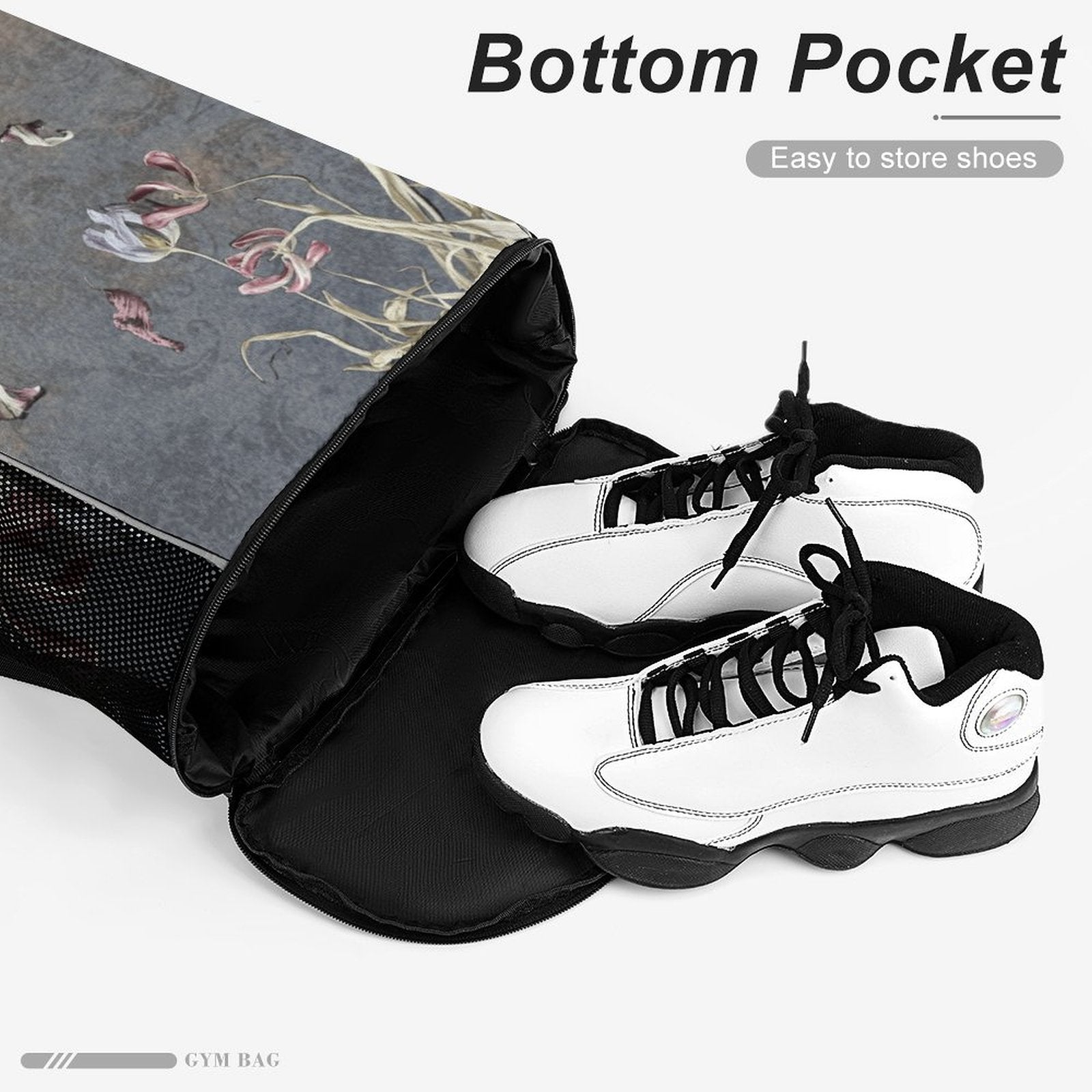 Sport Drawstring Super Light Backpack/Bag with Shoe Compartment - Lana Art Sweden