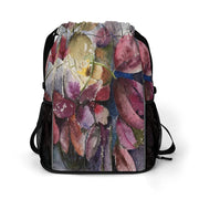 Sport Drawstring Super Light Backpack/Bag with Shoe Compartment - Lana Art Sweden
