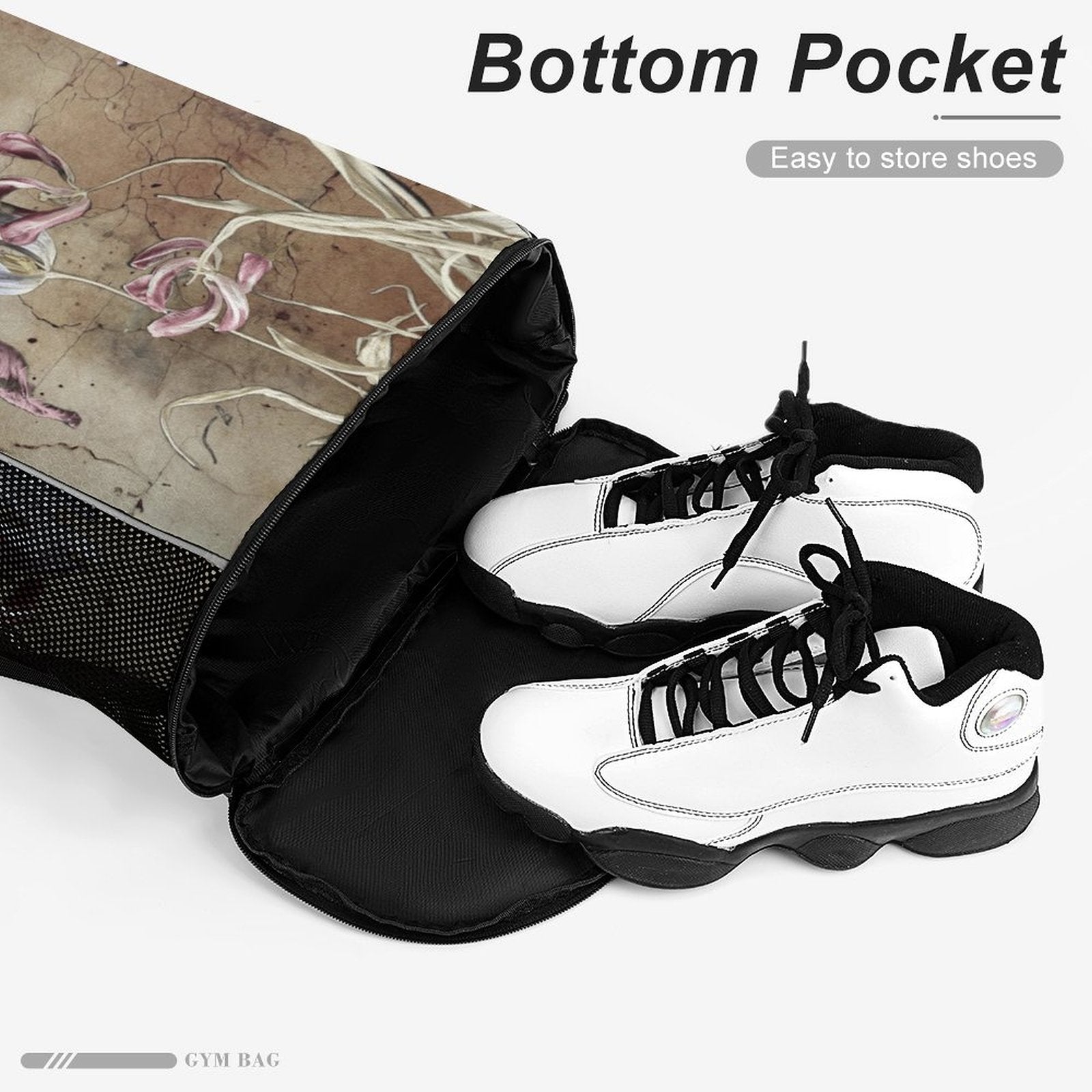 Sport Drawstring Super Light Backpack/Bag with Shoe Compartment - Lana Art Sweden