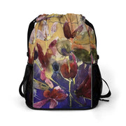 Sport Drawstring Super Light Backpack/Bag with Shoe Compartment - Lana Art Sweden