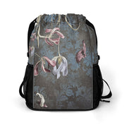 Sport Drawstring Super Light Backpack/Bag with Shoe Compartment - Lana Art Sweden