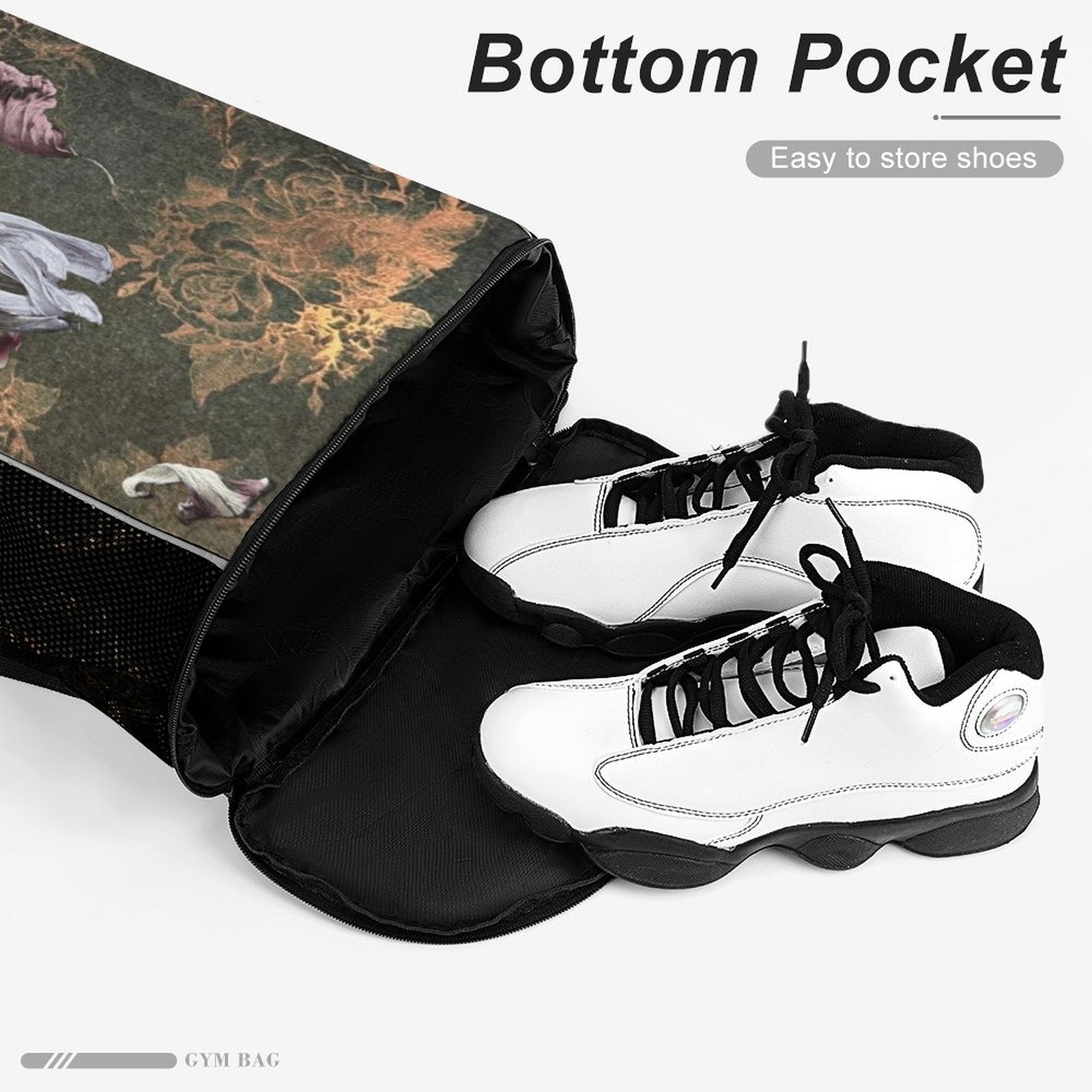 Sport Drawstring Super Light Backpack/Bag with Shoe Compartment - Lana Art Sweden