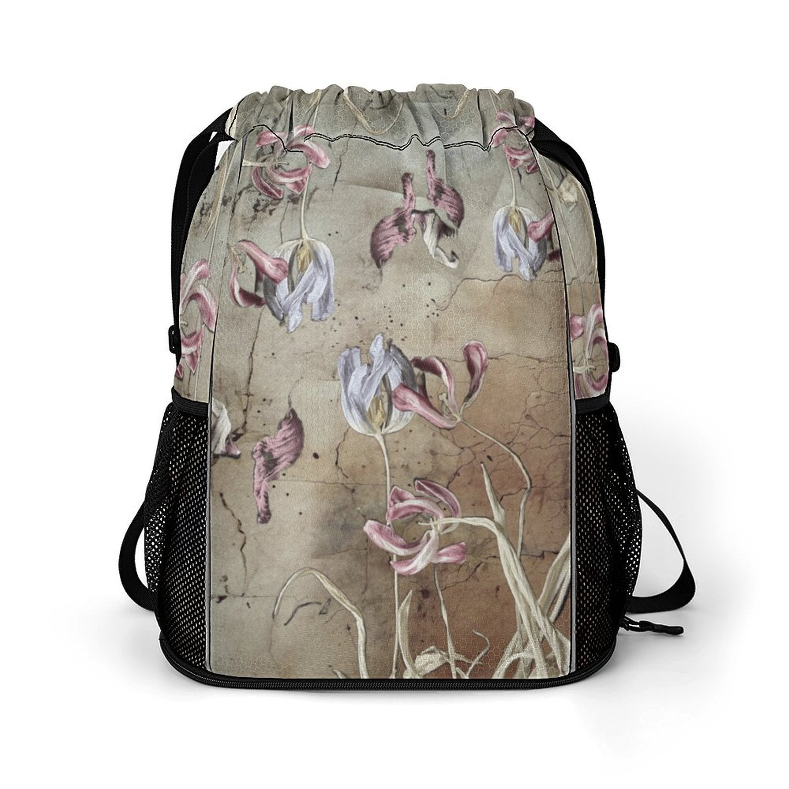 Sport Drawstring Super Light Backpack/Bag with Shoe Compartment - Lana Art Sweden