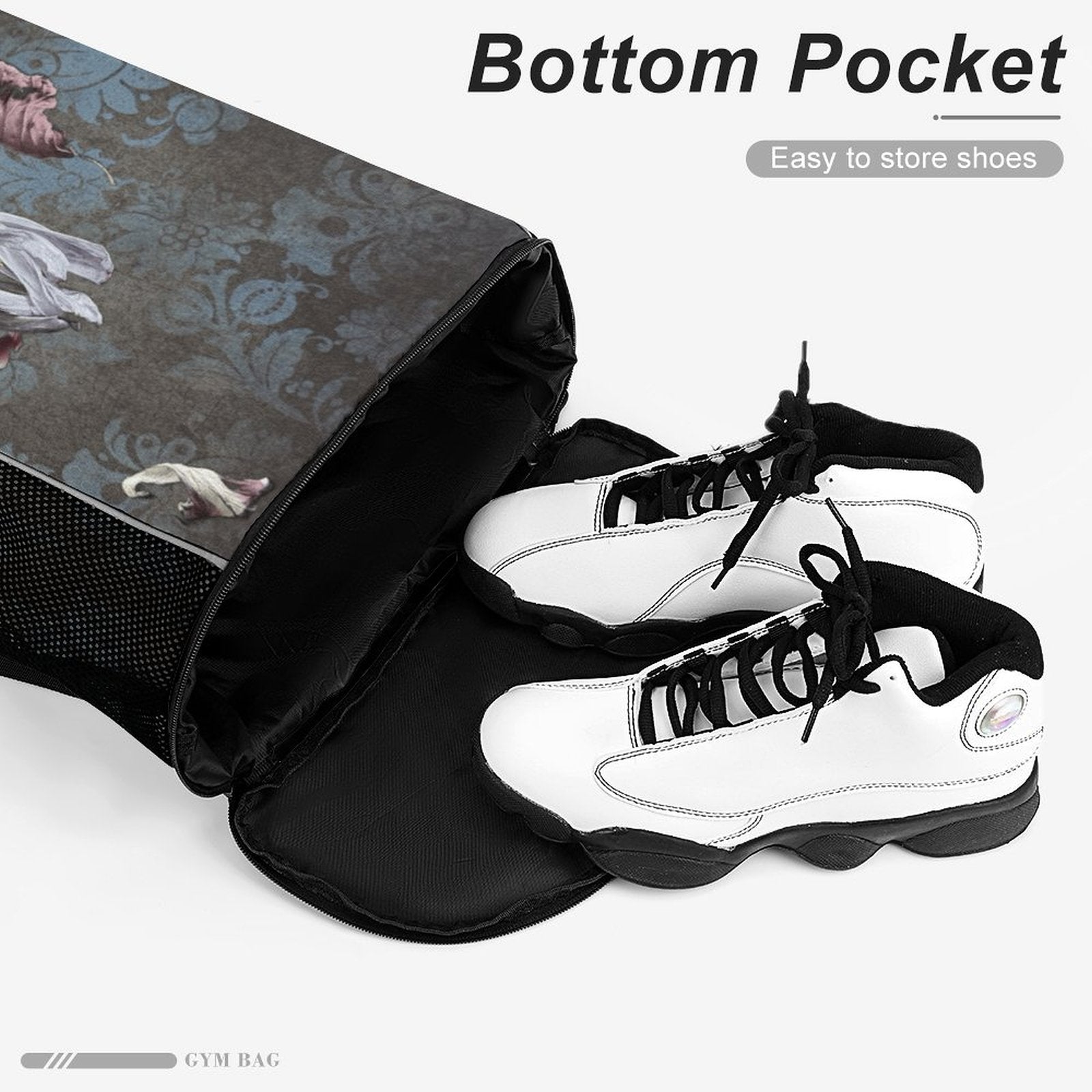 Sport Drawstring Super Light Backpack/Bag with Shoe Compartment - Lana Art Sweden