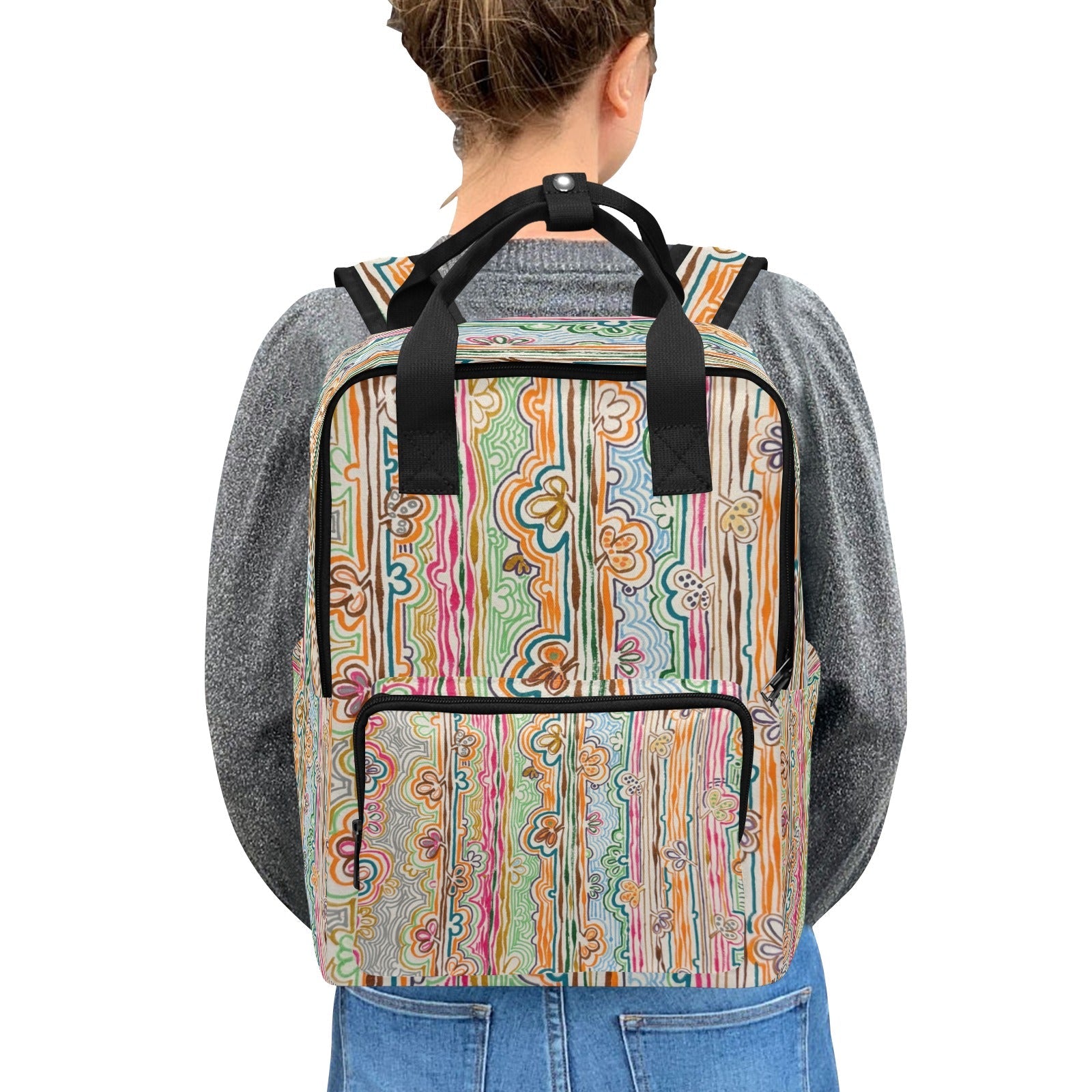 Spring Fever Twin Handle Backpack - Lana Art Sweden