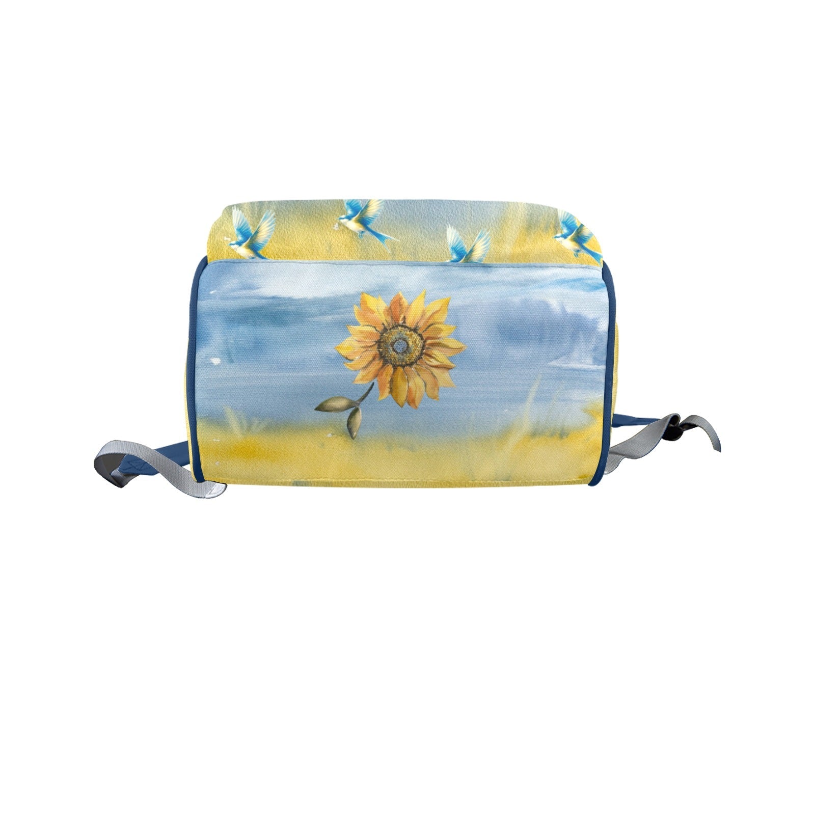 Support Ukraine Hirondelle Multi - Function Travel Diaper Bag - Large - Lana Art Sweden