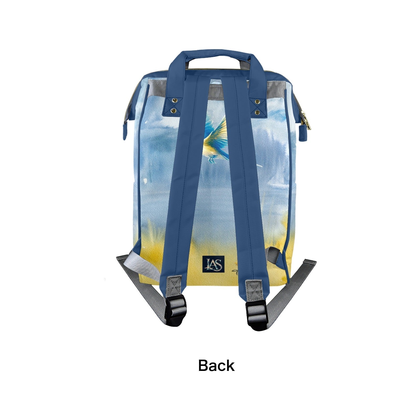 Support Ukraine Hirondelle Multi - Function Travel Diaper Bag - Large - Lana Art Sweden