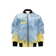 Support Ukraine Kids' Bomber Jacket - Lana Art Sweden