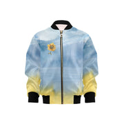 Support Ukraine Kids' Bomber Jacket - Lana Art Sweden