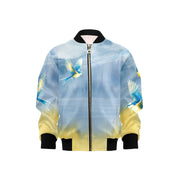Support Ukraine Kids Lastivka Kids' Bomber Jacket with Pockets - Lana Art Sweden