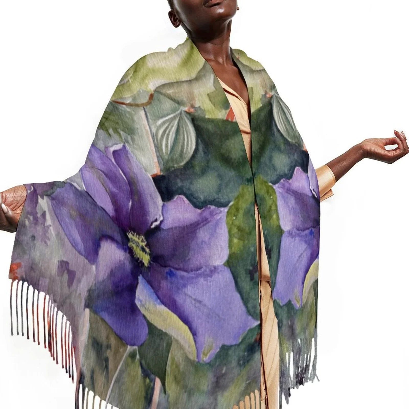Tassel scarf Tassel Scarf - Lana Art Sweden