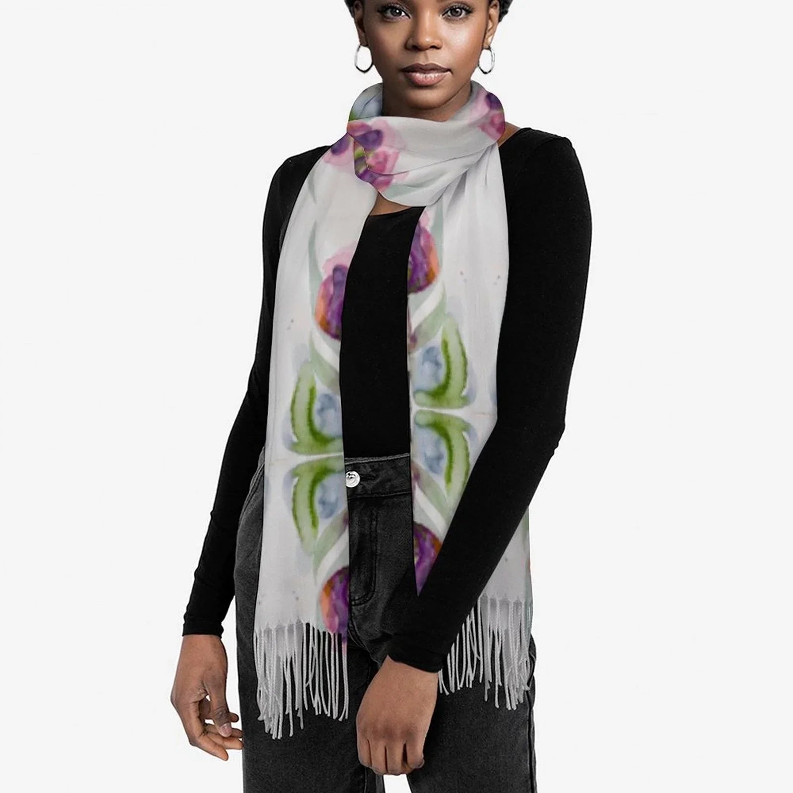 Tassel scarf Tassel Scarf - Lana Art Sweden