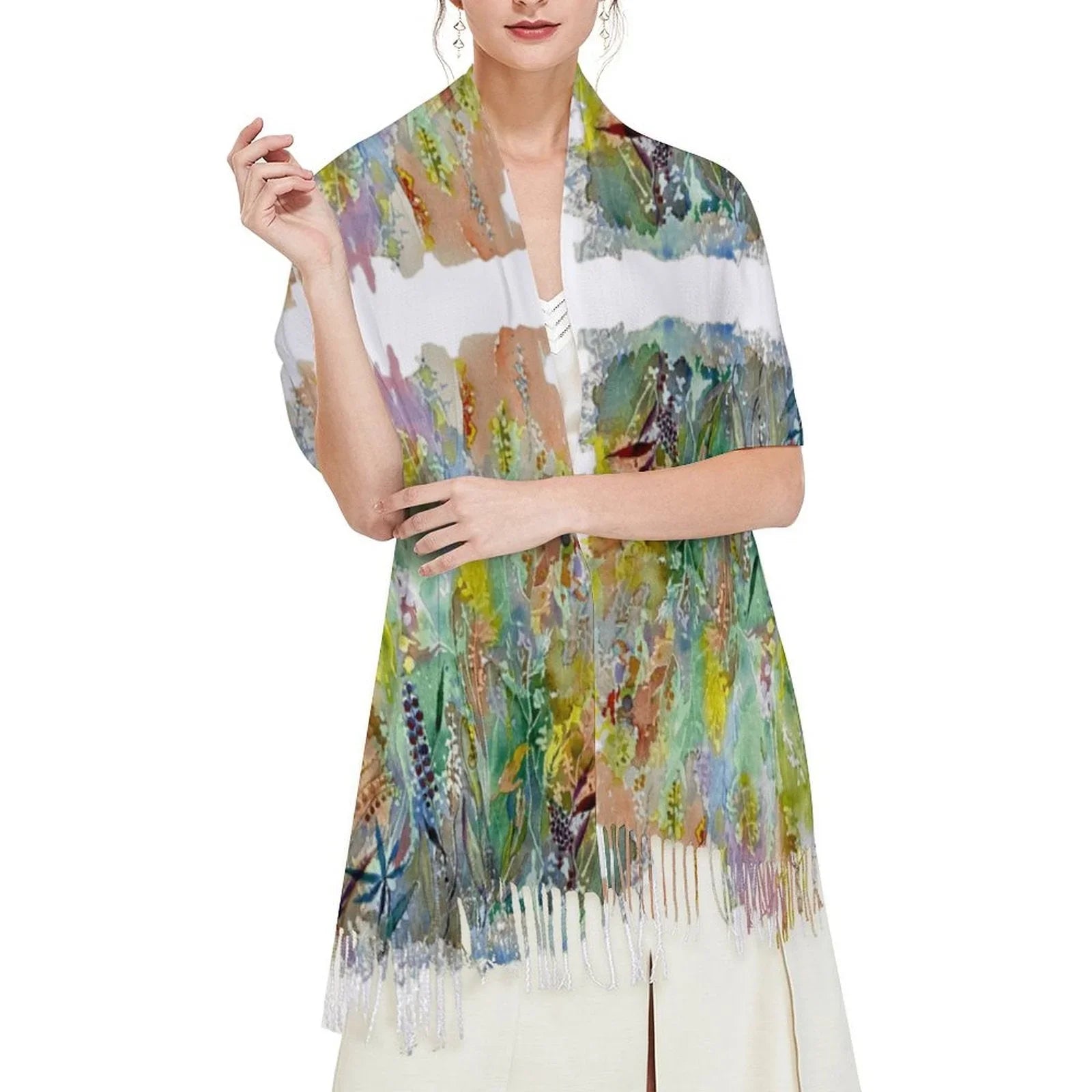 Tassel scarf Tassel Scarf - Lana Art Sweden