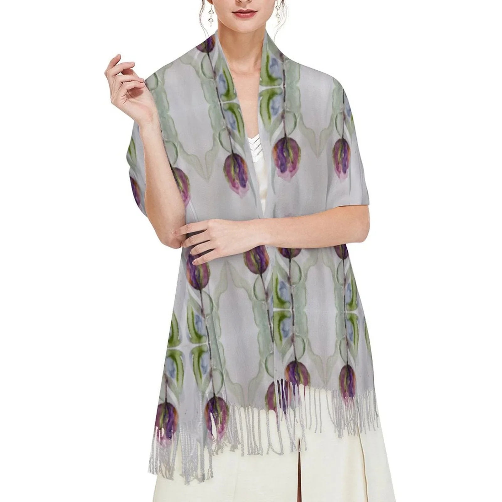 Tassel scarf Tassel Scarf - Lana Art Sweden