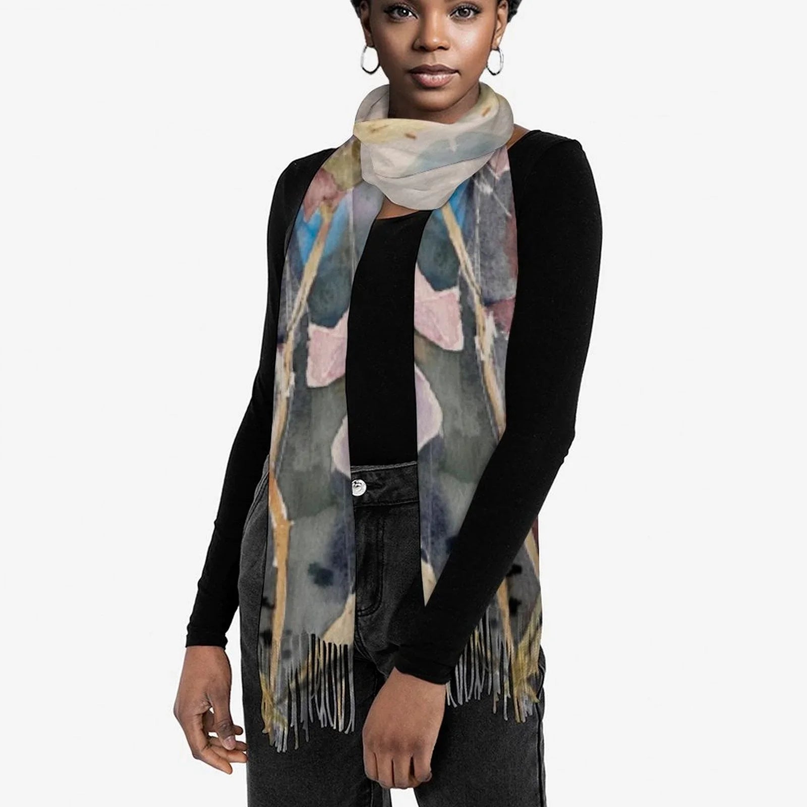 Tassel scarf Tassel Scarf - Lana Art Sweden