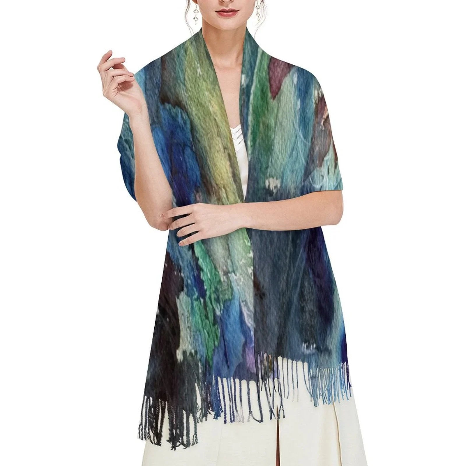 Tassel scarf Tassel Scarf - Lana Art Sweden