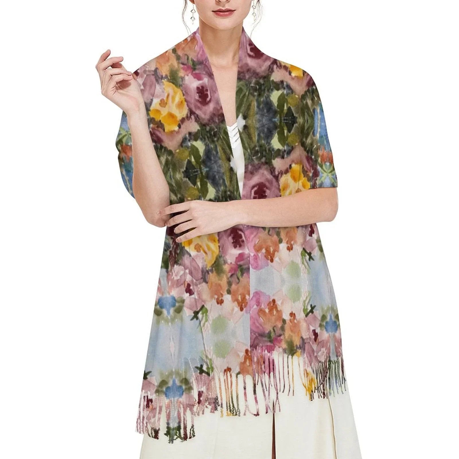 Tassel scarf Tassel Scarf - Lana Art Sweden